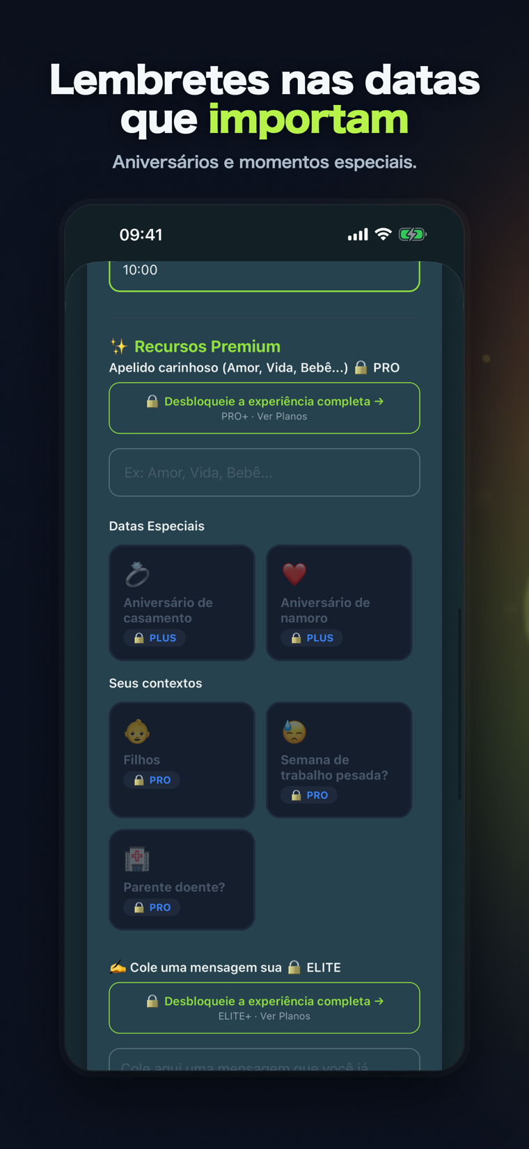 BroRemind — lembretes e datas